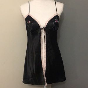 Victoria's Secret Baby Doll Tie Front Lingerie